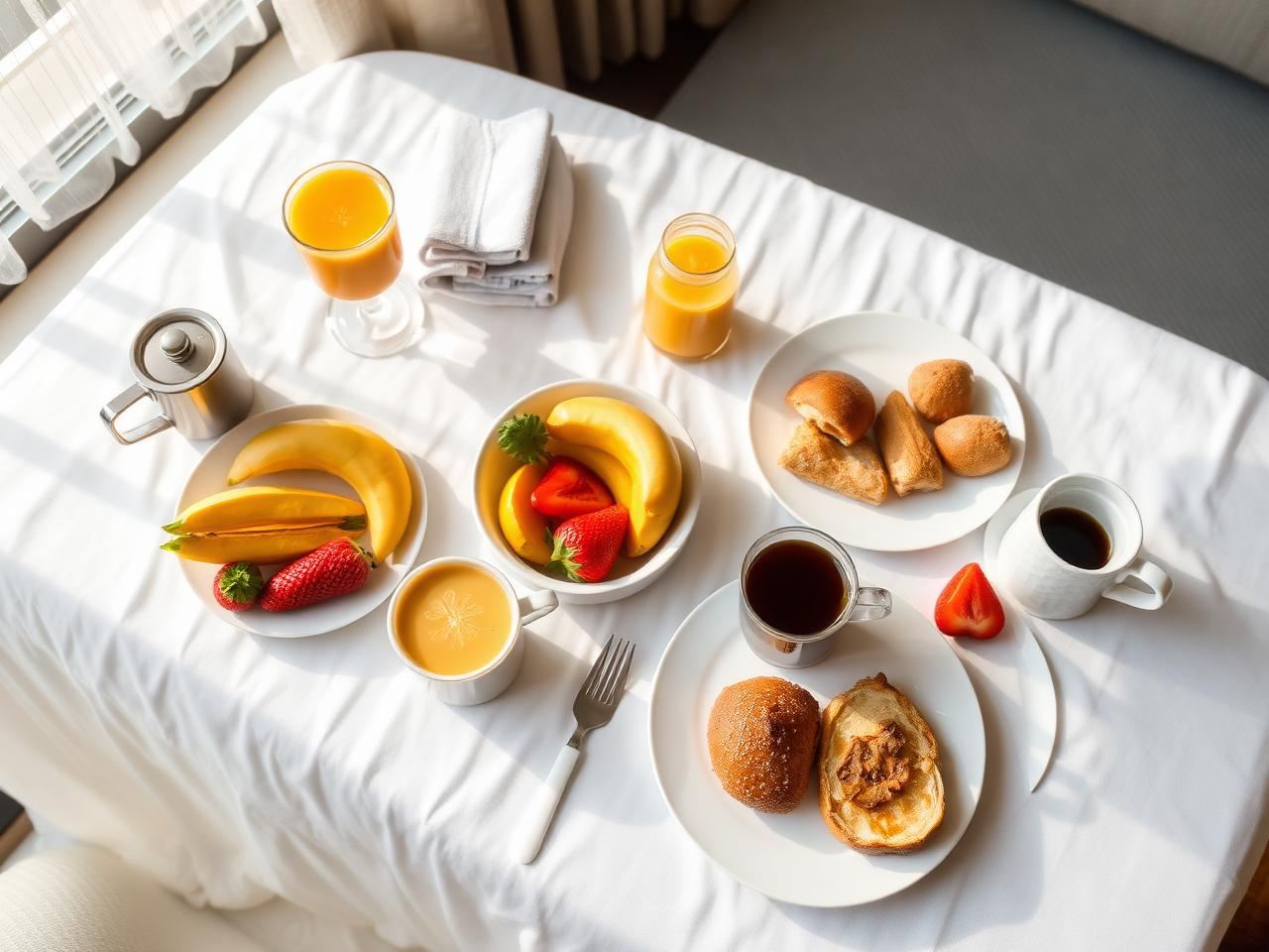 Breakfast served at Light Hospitality Hotel